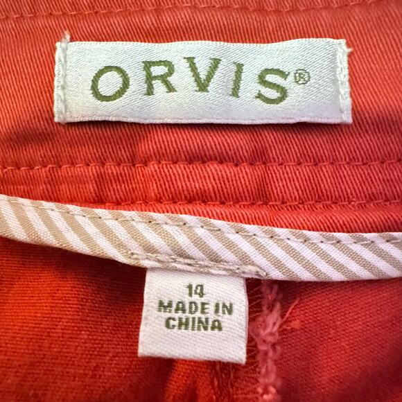 ORVIS SZ 14 Red Shorts - Picture 3 of 5